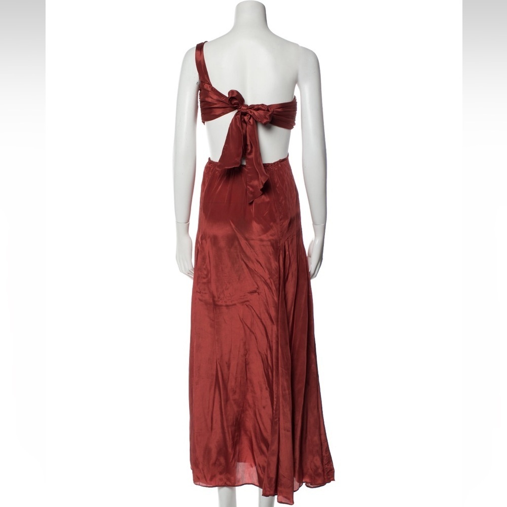 NWT Farm Rio Plunge Neckline Midi Length Dress- Size Large - Picture 7 of 7